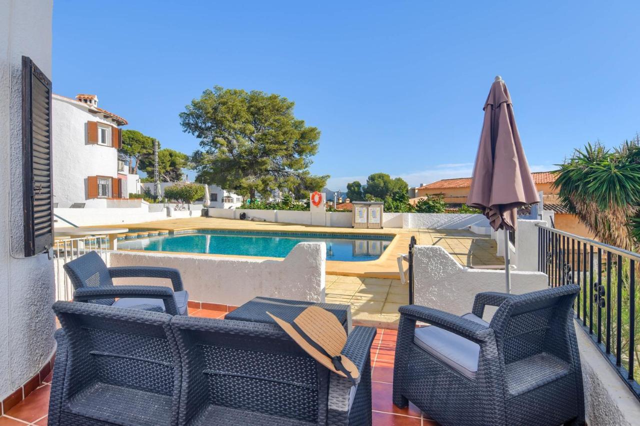 Bungalow With Seaviews In Moraira テウラーダ エクステリア 写真