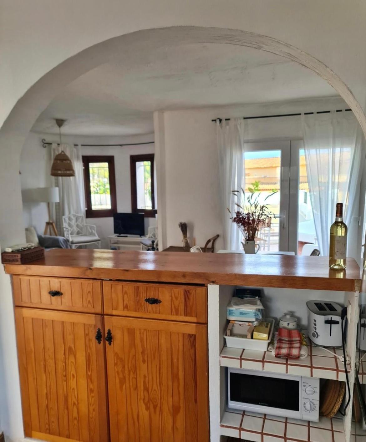 Bungalow With Seaviews In Moraira テウラーダ エクステリア 写真